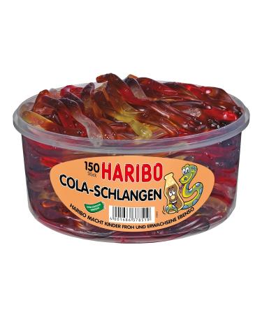 HARIBO Cola Snakes & Fruit Gum 300 Pieces (Lemon 1 Pack) | Buy Internationally Online - Buy Online on GoSupps.com