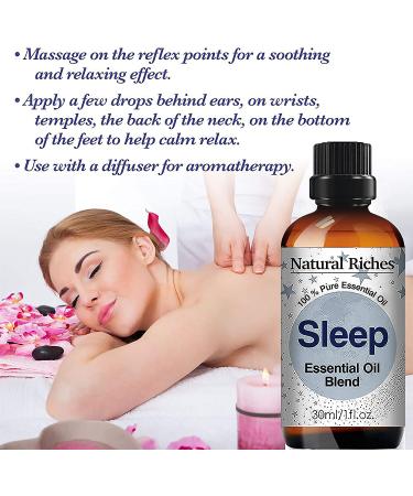 Natural Riches Good Night Sleep Blend - 30ml Pure Calming Essential Oil, Therapeutic Grade - Buy Online on GoSupps.com