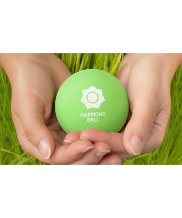 Natural Rubber Massage Balls Set - 2 x 6.3 cm Green for Fascia & Self-Massage - Ideal for Relaxation and Recovery - Buy Online on GoSupps.com