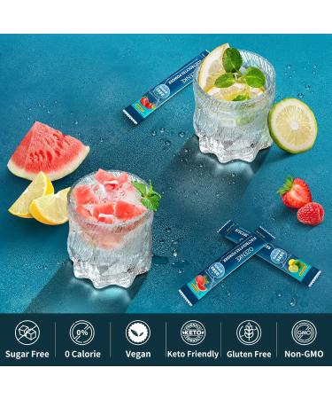 OZENKE Electrolytes Powder Packets Electrolytes Sugar Free Hydration Packets Portable Electrolyte Drink Mix for Rapid Hydration No Sugar & Low Sodium | 0 Calorie | Passion Fruit Flavor | 20 Sticks - Buy Online on GoSupps.com
