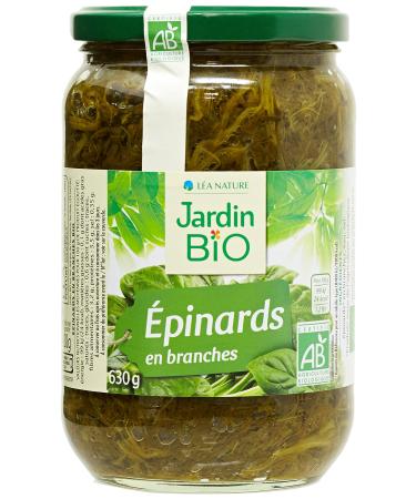 Jardin BiO tic - Spinach branches - organic - salty - AB certified - 630 g jar