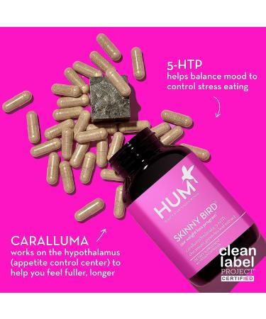 HUM Skinny Bird - Appetite Suppressor - Caralluma Fimbriata  Chromium  5 HTP + Green Tea Extract Appetite Suppressant for Women (90 Capsules) - Buy Online on GoSupps.com