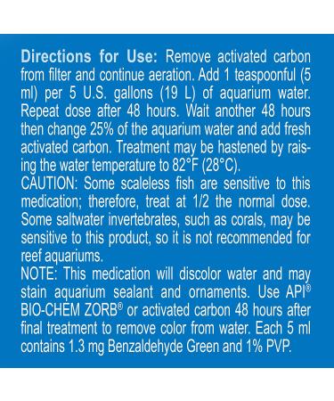 API SUPER ICK CURE Fish Remedy 4-Ounce Liquid | Treats Ich White Spot Disease - Fast Relief - Buy Online on GoSupps.com