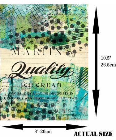6 Mulberry Paper Images 30gsm for Decoupage & Mixed Media - 8 x 10.5 inch Rice Paper Sheets - Buy Online on GoSupps.com
