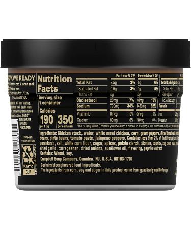 Campbell's Slow Kettle Style Southwest Chicken Chili 15.7 oz Tub - Pack of 8 - Buy Online on GoSupps.com