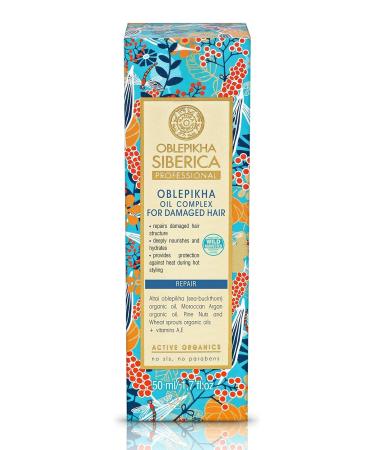 Natura Siberica Oblepikha Oil Complex for Hair Ends - 50ml | Lavender & Musk | International Shipping Available - Buy Online on GoSupps.com