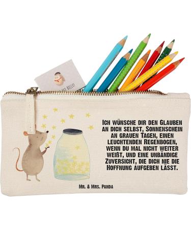 Mr. & Mrs. Panda Small Makeup Bag - Cute Mouse Stars - Ideal Gift & Cosmetic Organizer for a Good Mood - Buy Online on GoSupps.com