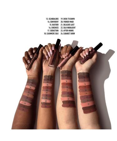 NYX Lip Lingerie Matte Liquid Lipstick in Delicate Lust - Greige Shade - Buy Online on GoSupps.com