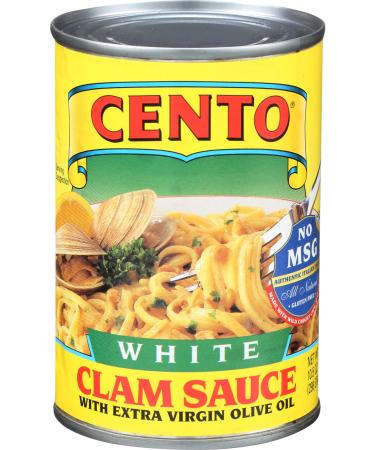 Cento - White Clam Sauce, (6)- 10.5 oz. Cans - Buy Online on GoSupps.com
