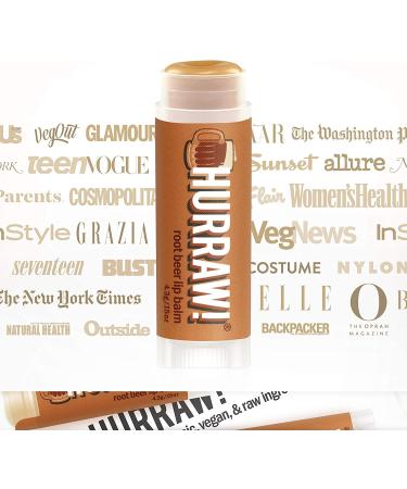 Hurraw! Root Beer Balm Lip Balm - Natural Hydration (0.15 oz) - Buy Online on GoSupps.com