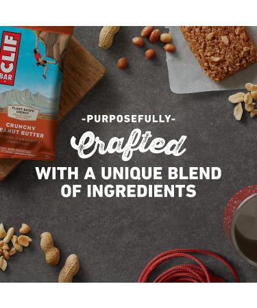 CLIF BAR - Energy Bars - Crunchy Peanut Butter - (68 Gram Protein Bars 12 Count) Packaging May Vary - Buy Online on GoSupps.com