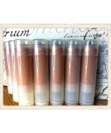 20 Apple Cider Donut Flavored Lip Balms - Handmade Wholesale - Sweetened Brown Tint - USA Made - International Shipping - Buy Online on GoSupps.com