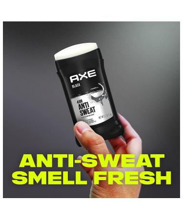 AXE Men's Antiperspirant Stick 2.7oz - 48 Hour Sweat & Odor Protection, Black Frozen Pear & Cedarwood Deodorant - Buy Online on GoSupps.com