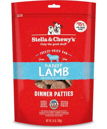 Stella & Chewy s Freeze Dried Raw Super Beef Meal Mixer & Freeze Dried Raw Dinner Patties Grain Free Dog Food Protein Rich Dandy Lamb Recipe 25 oz Beef + Lamb Recipe 25 oz 992 g (Pack of 1) - Buy Online on GoSupps.com