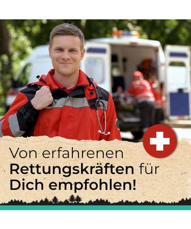 First Aid Set for Outdoor Adventures - Includes DIN 13167 Burncare & Emergency Pipe | Perfect for Hiking Biking & Travel - Buy Online on GoSupps.com