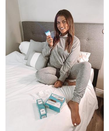 Active Wow 24k White Teeth Whitening Kit - LED Light, All Natural Formula, Mint Flavor - 30 Treatments - Buy Online on GoSupps.com