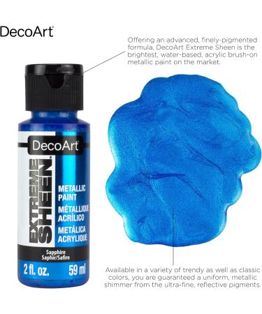 DecoArt Extreme Sheen Paint- 24k Gold 2fl oz 2 Fl Oz (Pack of 1) 24k Gold - Buy Online on GoSupps.com