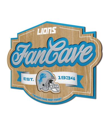 YouTheFan NFL Detroit Lions Fan Cave Sign - Buy Online on GoSupps.com