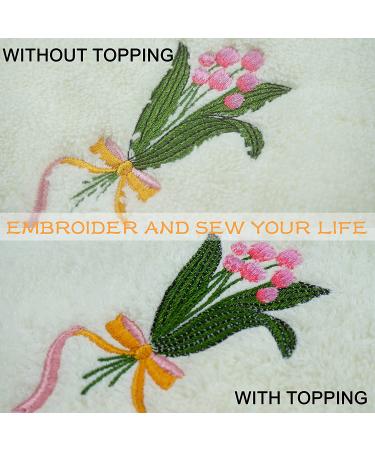 New brothread Wash Away Water Soluble Machine Embroidery Stabilizer Backing & Topping - Light Weight - 10 x 3 Yd Roll - Buy Online on GoSupps.com