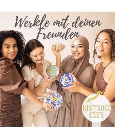 Kintsugi Repair Kit - Repair Broken Ceramics with Gold Glue | Meditation DIY Gift | Japanese Craft - Kintsugi Club - Buy Online on GoSupps.com