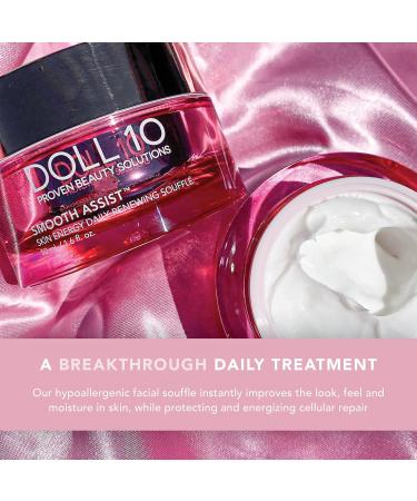 Doll 10 Smooth Assist Skin Energy Souffl - Hydrating Daily Cream for Pore Size Skin Tone & Texture - Vegan & Cruelty Free (50 ml) - Shop Internationally - Buy Online on GoSupps.com