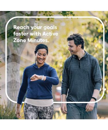 Fitbit Inspire 2 Health & Fitness Tracker with a Free 1-Year Fitbit Premium Trial 24/7 Heart Rate Black/Black One Size (S & L Bands Included) - Buy Online on GoSupps.com