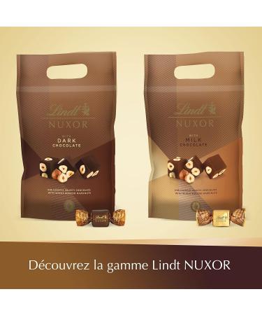 Lindt - NUXOR Maxi Sachet - Dark Chocolate and Whole Hazelnuts 700 g 1 Unit (Pack of 1) - Buy Online on GoSupps.com