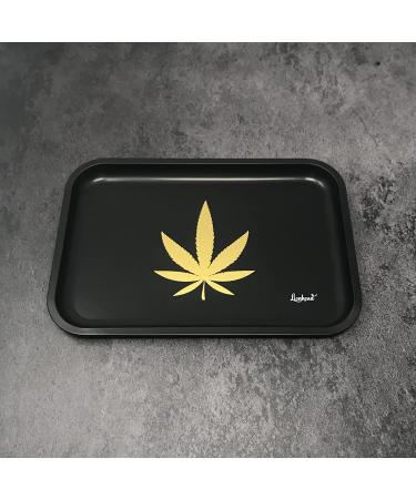 Lionhead Full Size Rolling Tray 12 x 8 - Black | Premium Rolling Tray - Buy Online on GoSupps.com