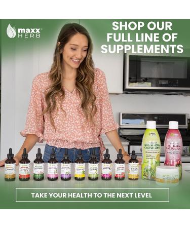 Maxx Herb Pau D'Arco Tincture - Max Strength Extract for Immune Support - 4oz Bottle (60 Servings) - Buy Online on GoSupps.com