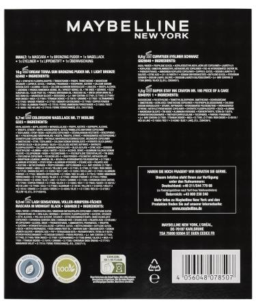 Maybelline New York Mini Advent Calendar 2023 - NYC Sparkle | 5 Doors of Cosmetics | Beauty & Makeup Advent Calendar for Women - Buy Online on GoSupps.com
