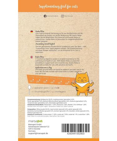 I Love My Cat Gastro Relax Powder | Nutritional Supplement for Diarrhea in Cats | 35g | Vet-Approved - Buy Online on GoSupps.com