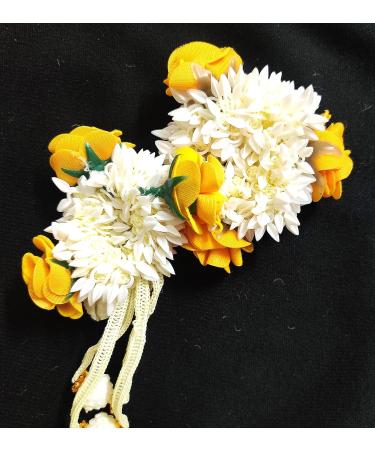 Set of 10 Artificial Hair Gajra Bands - Perfect for Traditional Hair Accessories - Buy Online on GoSupps.com