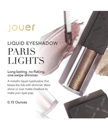 Jouer Paris Lights Eye Paints - Metallic Liquid Eyeshadow - Long Lasting & Crease-Proof - Lamour Lamour 0.15 Fl Oz - Buy Online on GoSupps.com