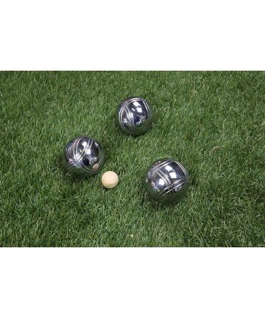 Sportside Petanque Bag with 3 Balls - Outdoor Boules Game - Triplette 040021 - Durable Metal & Steel - Perfect Sporting Goods for Skill & Fun - Buy Online on GoSupps.com