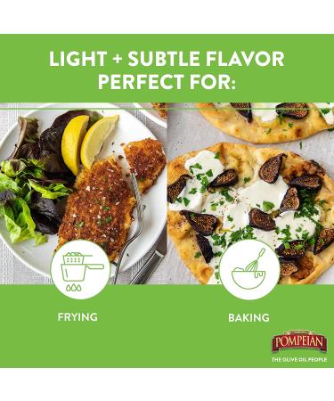 Pompeian Grapeseed Oil Non-Stick Cooking Spray 5 Fl Oz - Gluten Free, Non-GMO, Ideal for Stir-Frying, Grilling, and Sauteing - Single Bottle - Buy Online on GoSupps.com