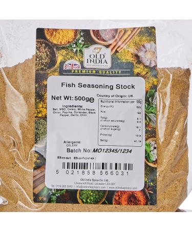Old India Fish Seasoning Stock 500g - Premium Blend for Enhancing Flavor - Buy Online on GoSupps.com