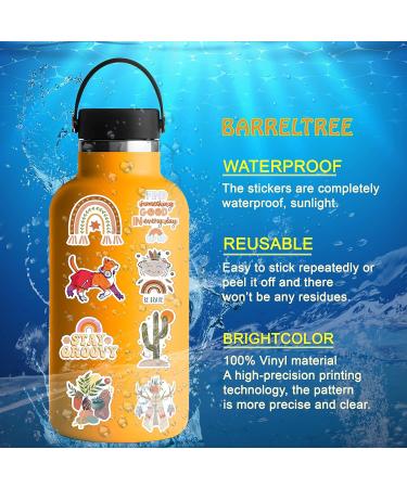 BarrelTree 250 PCS Aesthetic Boho Waterproof Vinyl Stickers - Cute Plant Sticker Packs for Water Bottles, Laptop, Journaling - Scrapbooking Supplies Kit for Adults, Teens - Buy Online on GoSupps.com