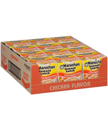 Maruchan Instant Lunch Chicken Flavor, 2.25 Ounce (Pack of 12) Chicken Instant Lunch