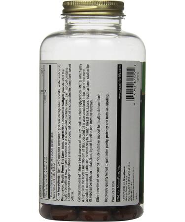 Health From The Sun Coconut Oil 180 Vegetarian Softgels | Organic & Non-GMO - Buy Online on GoSupps.com