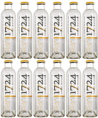 1724 Tonic Water Glass Bottle (12 x 0.2 l) 200 ml (Pack of 12)