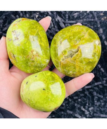 Home Decoration Natural Green Opal Gemstone Rock Minerals Crystal Stone for ChakraDecortion Stones ZJGIDTEM (Color : Randomly Send Size : 3 Pieces) 3 pieces Randomly Send - Buy Online on GoSupps.com