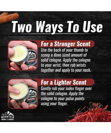 Rocky Mountain Barber Company Solid Cologne for Men Citrus & Spice Scent 2 Oz Size - Made with Coconut Oil Shea Butter - Long-Lasting Scent - Buy Online on GoSupps.com