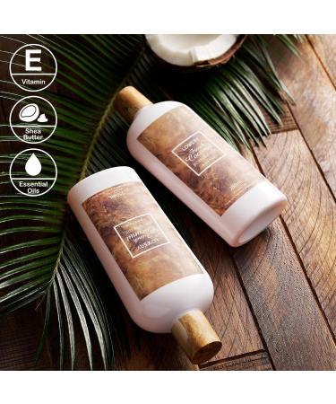 French Coconut Spa Gift Basket for Stress Relief - Father's Day & Thank You Gifts for Men and Women - Includes Pumice Stone, Bubble Bath, Epsom Salt, and Massage Roller - Buy Online on GoSupps.com