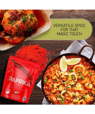 Authentic Hungarian Paprika Spice (Sweet 6 oz) | Hencher | Protected Origin Kalocsa, Hungary - Buy Online on GoSupps.com