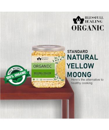 Blessfull Healing Organice Moong Yellow 2 lb (907 Gram) - Buy Online on GoSupps.com