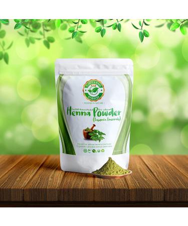 Organic Ayurvedic Herbal Henna Powder for Hair & Beard Dye - 100% Pure, Chemical-Free 8oz / 227g - Buy Online on GoSupps.com