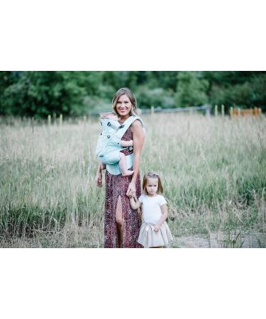 LLLbaby Organi-Touch 6-in-1 Ergonomic Baby Carrier | Lumbar Support | 7-45 lbs | Sea Glass Green - Buy Online on GoSupps.com