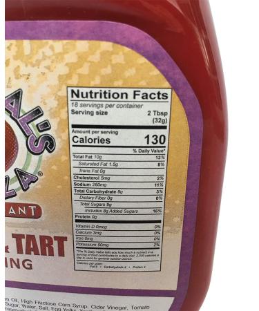Monical's Sweet & Tart Dressing 18 Fl Oz - Delicious Salad Dressing - Buy Online on GoSupps.com