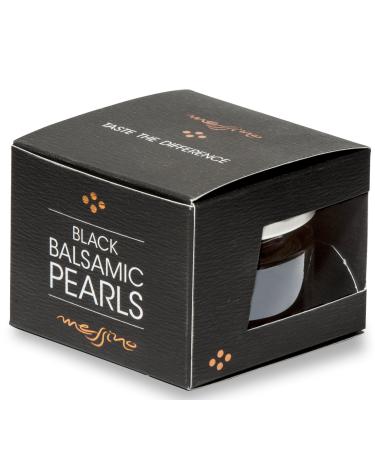 Messino Black Balsamic Pearls imported from Greece, 50 ml