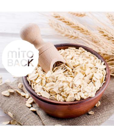 Mitoback Oat Fiber for Baking - 2 x 350g Pack | Gluten-Free Low-Carb Vegan High Fiber for Perfect Texture in Breads & Baked Goods - Buy Online on GoSupps.com